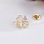 baratos Pregadeiras e Pins-Broches Clássico Flor Elegante Moda Personalizada Simples Broche Jóias Dourado Para Casamento Festa Presente Noivado Baile de Formatura Festival