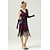 abordables Disfraces para parejas y grupos-Rugido 20s 1920s Retro Antiguo Mediodía Vestido Flapper Disfraz de lujo Disfraces de parejas de grupo de Halloween El gran Gatsby Lentejuelas Borlas Disfraz Hombre Mujer Víspera de Todos los Santos