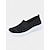 cheap Women's Sneakers-Women's Bright Orange Flyknit Slip-On Sneakers – Lightweight Breathable Walking Shoes for Daily Casual and Travel