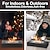 cheap Camping Equipment-Tabletop Fire Pit,Indoor &amp; Outdoor Table Top Firepit Ethanol Tabletop Fireplace Bowl for Patio Backyard Livingroom Family Dinner Party Valentines Day Tabletop Decorations