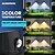 baratos Candeeiros Luzes de Exterior-2/4PCS Luz de Lavagem de Parede Solar LED Luz Quente RGB Decoração de Paisagem Luz de Parede Solar Externa para Jardim Varanda Cerca