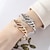cheap Bracelets-Zircon Retro Evil Eye Elegant Fashion Personalized Trendy Chrome Bracelet Jewelry Silver / Golden For Wedding Party Engagement Prom