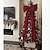 abordables Lazos &amp; Cintas-Lazos grandes de 1,8 m para árbol de Navidad, lazo grande de terciopelo rojo y blanco para adorno de árbol, repisa de ventana, repisa de pared, decoración de interiores, hogar, habitación, fiesta, San Valentín, Navidad.