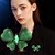 abordables Pin's et broches-Broches Le style rétro Classique Rétro Papillon Mode Mignon Simple Broche Bijoux Vert Pour Mariage Soirée Cadeau Fiançailles Bal de promo Festival