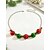 abordables Collier pour femme-Collier de Noël en alliage pour femme avec cloches rouges et vertes, ornement de flocon de neige, parfait pour la mode des fêtes et les cadeaux festifs