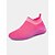 billige Sneakers til kvinner-Dames rosa Flyknit slip-on sneakers med pustende mesh-overdel og sklisikker såle, avslappede lette tursko for løping og reiser &amp;hverdagsbruk