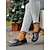 Femmes Mocassins Chaussures souples Chaussures à coupe large Chaussures de confort Noël Quotidien Fête des Mères Nœud Talon plat Bout Rond Classique Occasionnel Confort Faux Cuir Mocassin Noir Rouge abordables Chaussures de Noël pour Femmes-Femmes Mocassins Chaussures souples Chaussures à coupe large Chaussures de confort Noël Quotidien Fête des Mères Nœud Talon plat Bout Rond Classique Occasionnel Confort Faux Cuir Mocassin Noir Rouge