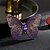abordables Pin's et broches-Broches Rétro Papillon ancien Mignon Broche Bijoux Violet Pour Mariage Soirée Cadeau Fiançailles Bal de promo Festival