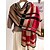 economico Sciarpe da donna-sciarpa scozzese in poliestere da donna, comoda ed elegante per l'inverno, regalo di Natale perfetto in diversi colori