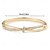 abordables Brazaletes-Zirconio Estilo retro Clásico Forma de Alfabeto Estilo lindo Personalizado Sencillo Cromo Pulsera pulsera Plata / Dorado Para Boda Fiesta Pedida Fiesta de baile