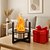 cheap Camping Equipment-Glass Large Tabletop Fireplace Portable Fire Bowl Pot Clean Burning Bio Ethanol Ventless Fireplace for Indoor Outdoor Patio Parties
