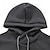 cheap Basic Hoodies-Men's Hoodie Waffle Hoodies Black White khaki Light Grey Dark Gray Solid Color Ribbed Textured Knit-texture Sports &amp; Outdoor Casual Polyester Cool Winter Clothing Apparel Hoodies Sweatshirts  Long
