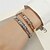 voordelige Armbanden-Zirkonia Klassiek meetkundig Alfabetvorm Elegant Modieus Gepersonaliseerde modieus Kromi Armband sieraden Zilver / Goud Voor Bruiloft Feest Verloving Schoolfeest