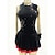 baratos Vestidos de Patinação Artística-Vestidos para Patinação Artística Mulheres Para Meninas Patinação no Gelo Vestidos Preto Verde Escuro Roxo Patchwork Com Transparência Elasticidade Alta Treino Competição Roupa para Patinação