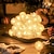 baratos Luzes de corda de festa-Luzes de String Dente-de-Leão com Controle Remoto 8 Modos 10m 80LED Luzes de Fada Fofa Quente Branca para Árvore Quarto Atmosfera Festiva Decoração de Casamento Aniversário