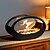 cheap Camping Equipment-Tabletop Fireplace, 15.7 Inch Oval Ethanol Fireplace, Tabletop Fire Pit, Portable Indoor Art Fireplace Decor, Black Fire Flame Effect