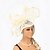 abordables Fascinateurs-Fascinators Tulle Chapeau Fedora Mariage Fête du thé Course de Chevaux Cocktail Élégant ancien Simple Avec Plume Casque Couvre-chef