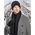 billiga Kvinnors hattar-Unisex julmössa, halsduk och vantar med pekskärmshandskar, flera färger, perfekt för vintermode och julklappar