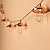 abordables Éclairage intérieur sur batterie et USB-Lumières en fer rétro LED 1,5m 10LED alimentées par batterie décoration intérieure extérieure pour fête de mariage café