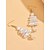 abordables Boucle d&amp;#39;oreille pour femme-Boucles d'oreilles de Noël en acrylique pour femmes avec motif étoile et perle, en forme d'arbre festif, parfaites pour la mode des fêtes et les cadeaux