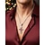 baratos Jóias Masculinas-Colar masculino com pingente de cruz em liga metálica, multicolorido, com design de cristal brilhante, acessório elegante para festas de fim de ano e uso casual. Ideal para presentear no Natal.
