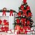 baratos Laços &amp; Fitas-10/20 peças de laços de fita de Natal, enfeites para árvores de Natal – grandes laços de veludo vermelho, 13 x 9 polegadas, decoração elegante para festas, guirlandas, árvores, presentes, festas