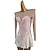 economico Abiti da Pattinaggio Artistico-Abito da pattinaggio artistico Per donna Ragazze Pattinaggio sul ghiaccio Vestito Bianco Patchwork Orlo asimmetrico Rete Alta elasticità Allenamento Competizione Vestiti da pattinaggio sul ghiaccio