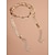 abordables Mariage ACC-Collier ras du cou à pampilles en strass argenté pour femme, bijoux à longue chaîne scintillants pour fêtes de Noël, cadeaux de vacances &amp;robes de soirée