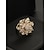 preiswerte Damenringe-Drehbarer Weihnachtsring mit Schneeflocke für Damen, verstellbarer personalisierter Schmuck mit Gold- und Silberkristallen, eleganter Cocktailring für die Feiertage, perfekt für Partys und Geschenke
