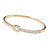 economico Braccialetti-Zircone cubico Classico Mini Elegante Personalizzato Di tendenza Cromo Gioielli braccialetto Argento / Oro Per Matrimonio Feste Fidanzamento Balli di fine anno