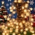 baratos Luzes de corda de festa-Luzes de String Dente-de-Leão com Controle Remoto 8 Modos 10m 80LED Luzes de Fada Fofa Quente Branca para Árvore Quarto Atmosfera Festiva Decoração de Casamento Aniversário