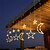 preiswerte Solar-Außenleuchten-1 Stück Stern Mond Solar USB Lichterkette 8 Modi Außen Girlande LED Feenlicht für Ramadan Feste Hochzeit Neujahrs Dekor