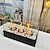 cheap Camping Equipment-Glass Large Tabletop Fireplace Portable Fire Bowl Pot Clean Burning Bio Ethanol Ventless Fireplace for Indoor Outdoor Patio Parties
