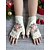 preiswerte Handschuhe für Damen-Weihnachtshandschuhe für Damen mit Stickerei – Blumenmuster mit Bienen, Material: Baumwollfaden, in mehreren Farben erhältlich, perfekt für die Winterferien und festliche Anlässe