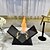 cheap Camping Equipment-Diamond Tabletop Fire Bowl PotPortable Tabletop Fireplace Clean Burning Bio Ethanol Ventless Fireplace for Indoor Outdoor Patio Parties Events