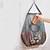 cheap Storage &amp; Organization-Double Layer Large Hanging Mesh Storage Bag for Kitchen Vegetables Wall-Mounted Onion Garlic Organizer Sack with Handles Breathable Multi-Purpose Net Bag