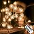 baratos Luzes de corda de festa-Luzes de String Dente-de-Leão com Controle Remoto 8 Modos 10m 80LED Luzes de Fada Fofa Quente Branca para Árvore Quarto Atmosfera Festiva Decoração de Casamento Aniversário