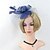 abordables Fascinateurs-Fascinators Tissu Chapeau Fedora Mariage Fête du thé Course de Chevaux Cocktail Élégant ancien Avec Plume Casque Couvre-chef