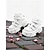 baratos Ténis de mulher-Tênis plataforma góticos brancos femininos - sapatos de cano alto com velcro grosso para festas de Halloween, cosplay e moda noturna