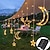 preiswerte Solar-Außenleuchten-1 Stück Stern Mond Solar USB Lichterkette 8 Modi Außen Girlande LED Feenlicht für Ramadan Feste Hochzeit Neujahrs Dekor