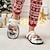 economico Scarpe di Natale per Donne-pantofole natalizie da donna a forma di Babbo Natale - design con allegro volto di Babbo Natale e interno in peluche, ultra comode, ideali per rilassarsi a casa, la vigilia di Natale e le riunioni festive