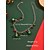 abordables Collier pour femme-Collier de Noël en alliage pour femme avec cloches rouges et vertes, ornement de flocon de neige, parfait pour la mode des fêtes et les cadeaux festifs