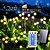 voordelige Landschapsverlichting-6 In 1 Buiten Zonne-energie Waterdichte Vuurvlieg Aarde Plug-in Licht 48LED Stralen Binnenplaats Tuin Gazon Pad Park Sfeer Decoratie Licht Landschap Licht 8 Functie Afstandsbediening