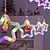 cheap Party String Lights-3.5M  curtain light, leather wire light string,circular tree, five pointed star shaped indoor bedroom, living room, party, holiday atmosphere decoration light, 8-function Usb