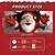 voordelige Kerst Garagedeurhoezen-Kerst garagedeurhoes, Kerstman breekt door de muur, grote hangende achtergrond, buiten, vakantiemuurbanner, tuin, huis, feestelijke 3D-feestdecoratie, seizoensgebonden kersttafereel