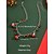 abordables Collier pour femme-Collier de Noël en alliage pour femme avec cloches rouges et vertes, ornement de flocon de neige, parfait pour la mode des fêtes et les cadeaux festifs
