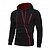 economico felpe con cappuccio da uomo di base-Per uomo Felpe con cappuccio e zip Nero Bianco Grigio Con Cappuccio Semplice Sport &amp; Outdoor Quotidiano Sportivo Stampa a caldo Abbigliamento Sportivo Essenziale Casual Primavera &amp; Estate