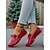 Femmes Mocassins Chaussures souples Chaussures à coupe large Chaussures de confort Noël Quotidien Fête des Mères Nœud Talon plat Bout Rond Classique Occasionnel Confort Faux Cuir Mocassin Noir Rouge abordables Chaussures de Noël pour Femmes-Femmes Mocassins Chaussures souples Chaussures à coupe large Chaussures de confort Noël Quotidien Fête des Mères Nœud Talon plat Bout Rond Classique Occasionnel Confort Faux Cuir Mocassin Noir Rouge