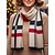 economico Sciarpe da donna-sciarpa scozzese in poliestere da donna, comoda ed elegante per l'inverno, regalo di Natale perfetto in diversi colori