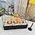 cheap Camping Equipment-Glass Large Tabletop Fireplace Portable Fire Bowl Pot Clean Burning Bio Ethanol Ventless Fireplace for Indoor Outdoor Patio Parties
